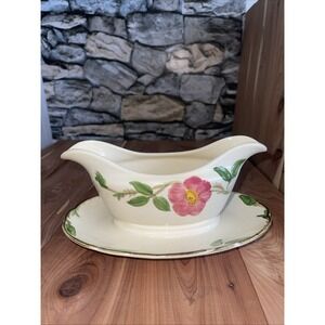 Franciscan Desert Rose Vintage Gravy Sauce Bowl Boat Made in USA  China Dishes